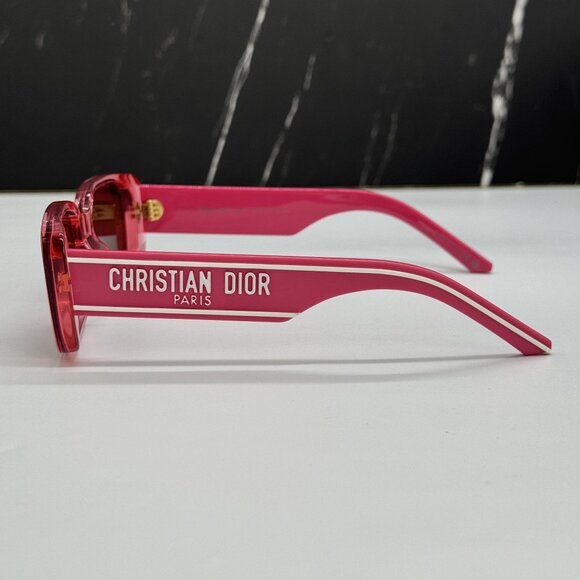 NEW DIOR SUNGLASSES DIOR WILDIOR S2U 73D0 SQUARE PINK WOMEN SUNGLASSES - Picture 8 of 14